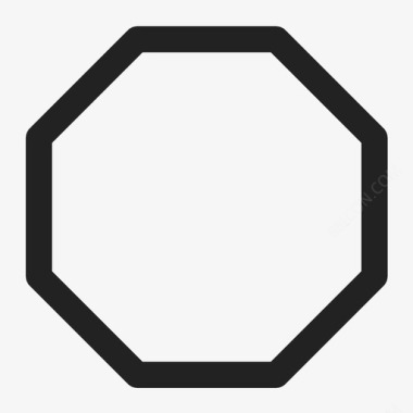 八角形图标免费下载 八角形矢量图标 icon