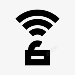 公共材料公共wifi防护安全图标高清图片