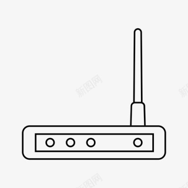 wifi互联网调制解调器互联网网络图标图标