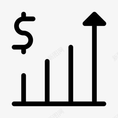 IOS背景利润财务货币图标图标