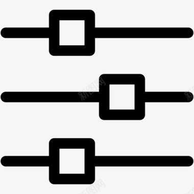 滑块设置控制均衡器图标图标