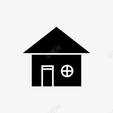 房子建筑装饰图标图标