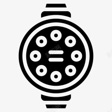 小学生电话手表智能手表时钟媒体图标图标