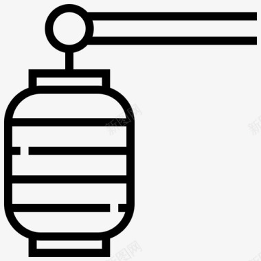日本寿司灯日本符号图标图标