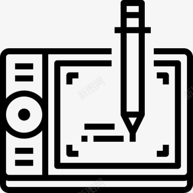 数码家用数码笔艺术图标图标