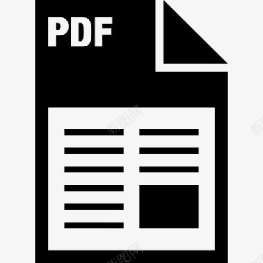 PDF文件格式pdf图标