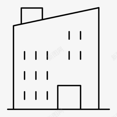 公司表彰会建筑公寓公司大楼图标图标