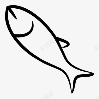 三文鱼动物金枪鱼图标图标