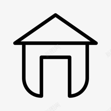 住宅建筑木屋图标图标
