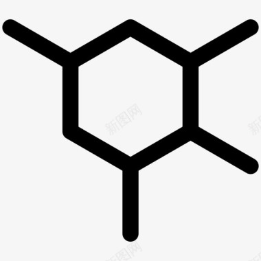 分子圈分子原子化学图标图标