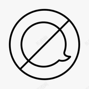 禁止说话不准说话歌剧禁止图标图标
