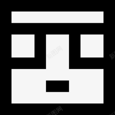 emoji_neutral_square_glasses [#416]图标
