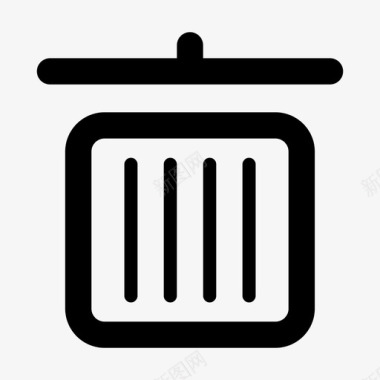 垃圾删除图标删除琥珀图标