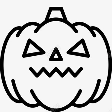 万圣鬼混jackolanternjacko灯笼万圣节图标图标