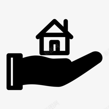 手手和家房子家庭图标图标