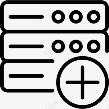 服务器数据库添加服务器存储图标图标