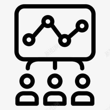 会议手册会议分析业务图标图标