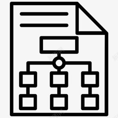 工作流工作流层次结构网络共享图标图标