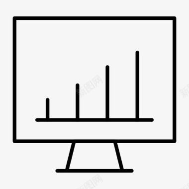 屏幕图表分析业务图标图标