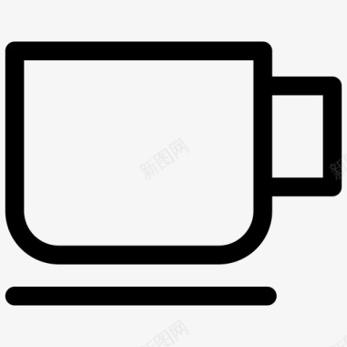 杯子下午咖啡图标图标