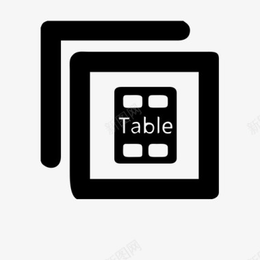 table弹出窗口Table布局图标