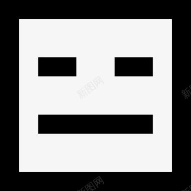 emoji_neutral_square [#406]图标