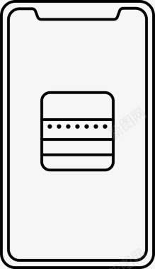 应用程序的智能手机iphonex便笺应用程序智能手机图标图标