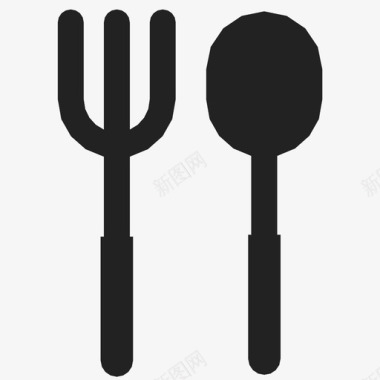餐具厨具叉子图标图标