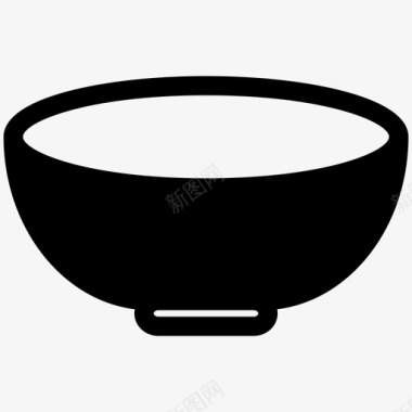 碗容器汤图标图标