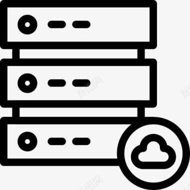 云服务器云服务器数据数据库图标图标