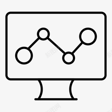 屏幕分析业务图表图标图标