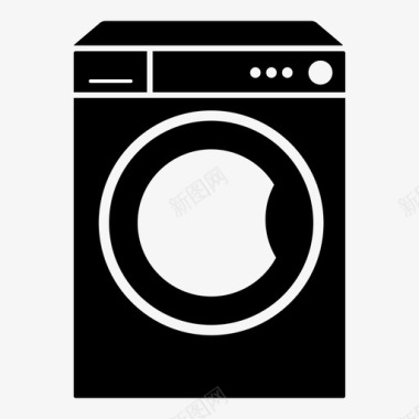 采购产品洗衣机洗衣机清洁图标图标