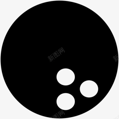 保龄球台球游戏图标图标