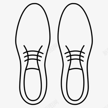 靴子鞋类皮革图标图标