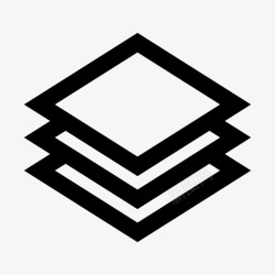 六层纱布层涂层分层图标高清图片