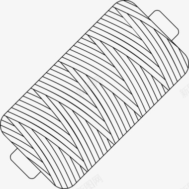 纱线矢量线缝纫缝纫线图标图标