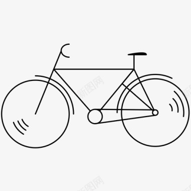 自行车骑车图标图标