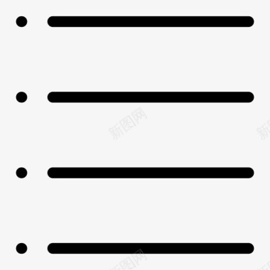 项目符号列表内容菜单图标图标