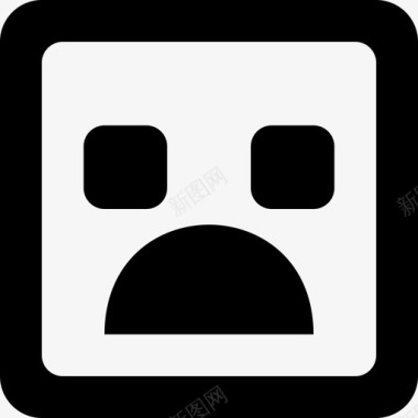 emoji_sad_square_round [#430]图标