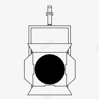 电视设计布景灯电影院电影图标图标