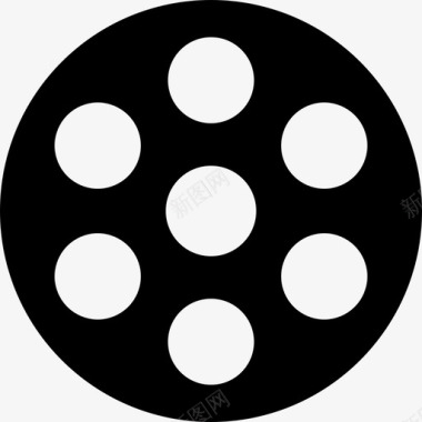 带小圆的圆圈形状web应用程序图标图标