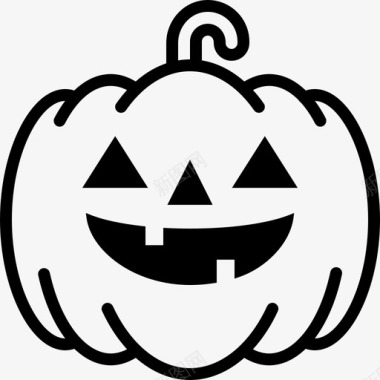 万圣鬼混jackolanternjacko灯笼脸图标图标