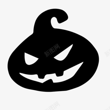 一笼邪恶的jackolantern邪恶的杰克o灯笼万圣节图标图标