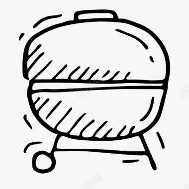 烧烤厨房餐具图标图标