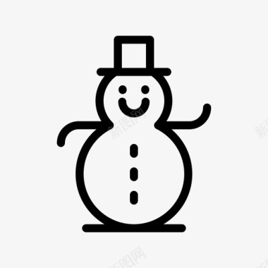 冬天的雪人雪人圣诞节圣诞节雪人图标图标