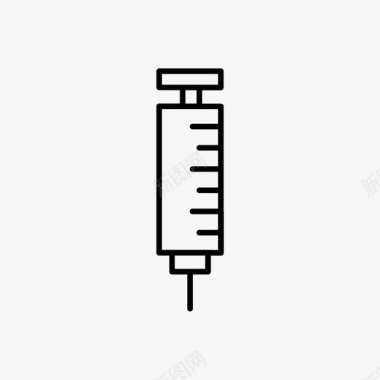 拿针头的医生注射器医生健康图标图标