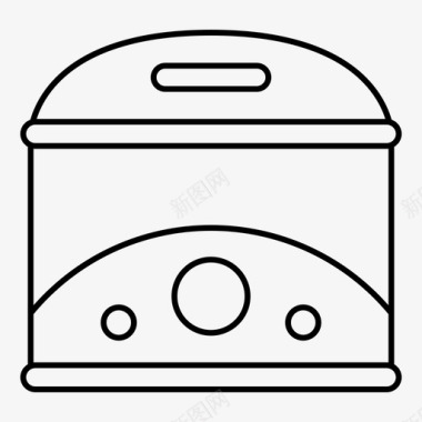 工具和用具油炸锅设备厨房用具图标图标