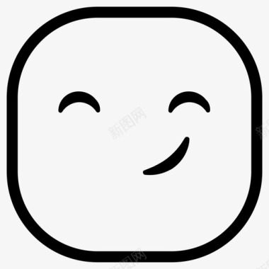 笑脸表情符号hana表情图标包图标
