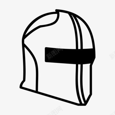 防护骑士盔甲骑士头盔盔甲防护图标图标