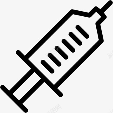 医疗保健和医疗注射医生注射器图标图标